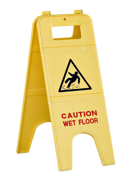 Wet floor sign - Photo, Image
