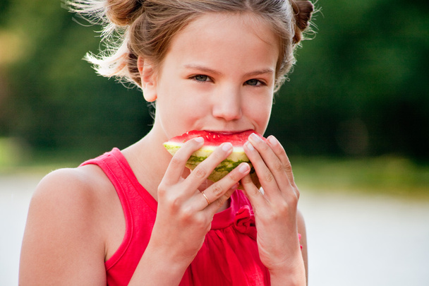 dívka s meloun - Fotografie, Obrázek