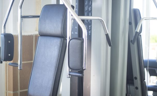 Gym exercise weights machine - Photo, Image