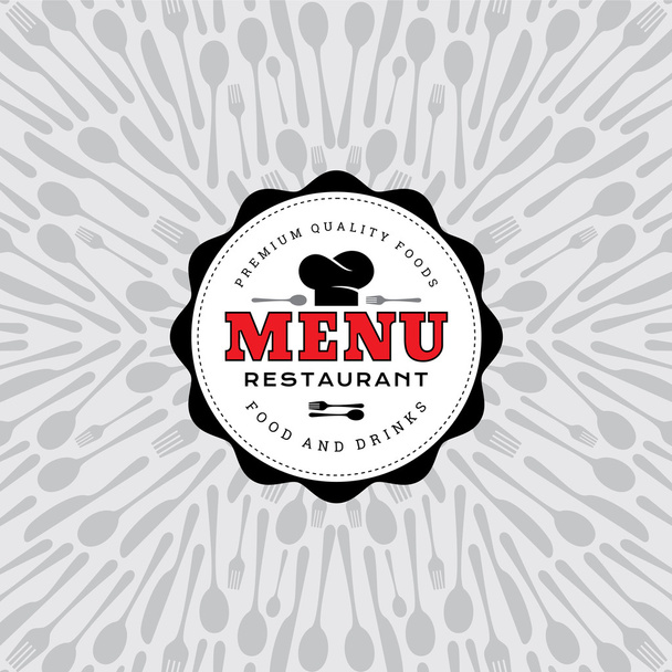 Carte de menu restaurant Design
 - Vecteur, image