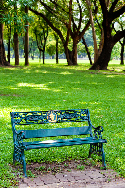 Bench green park - Photo, Image