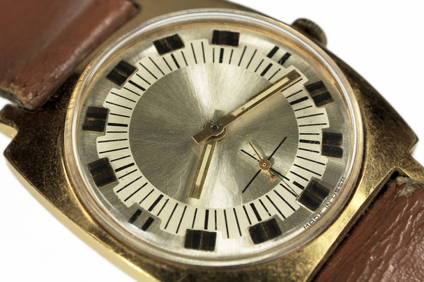 Old soviet analog watch close up - Photo, Image