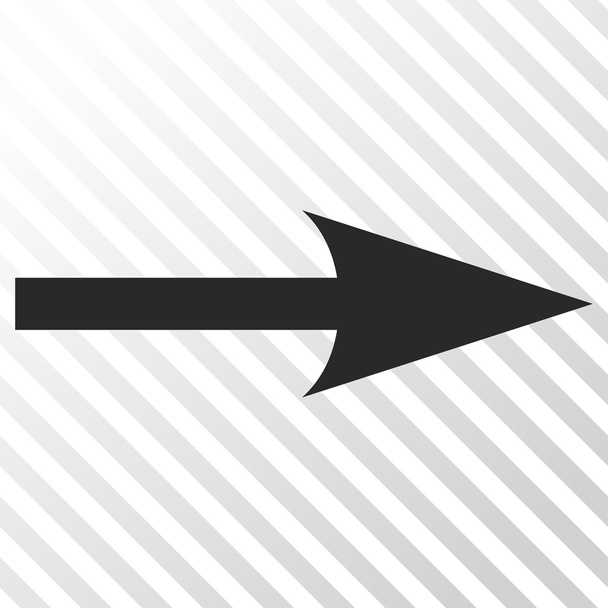 Sharp Arrow Right Vector Icon - Vector, afbeelding