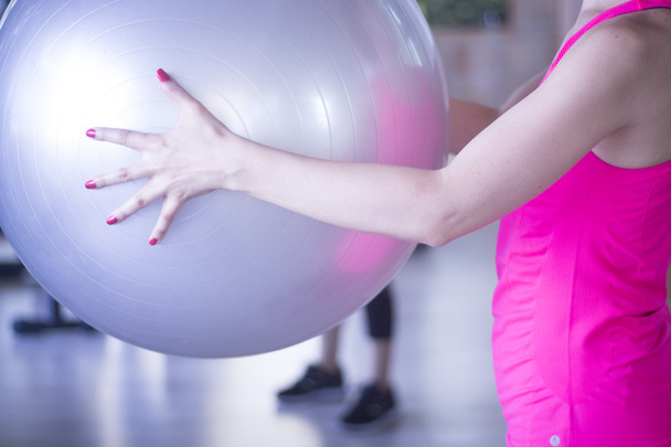 Gym exercise pilates ball - Valokuva, kuva