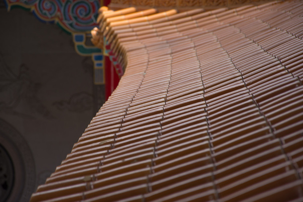 Arte de la construcción en templo chino
 - Foto, Imagen