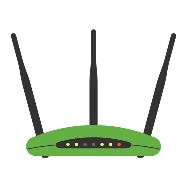 Wi-fi modem router isolated - Vector, Imagen