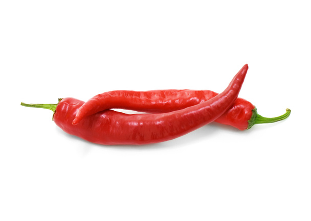 two red hot chilli peppers - Photo, Image