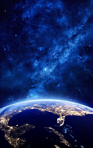 La Tierra por la noche
 - Foto, imagen