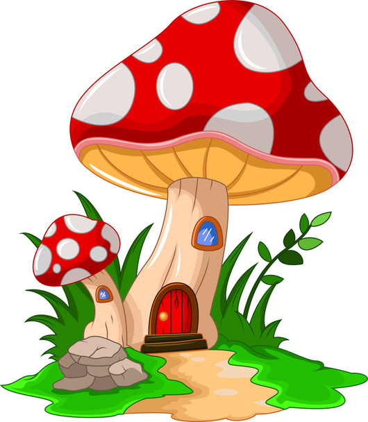 mushroom house for you design - Photo, Image