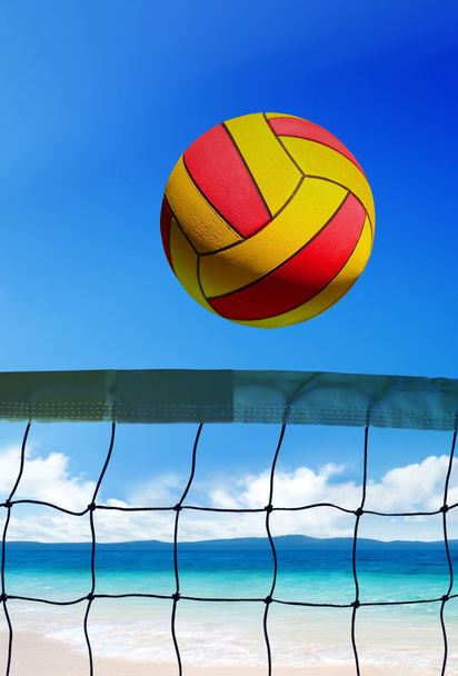 Volleyball on beach - Фото, зображення