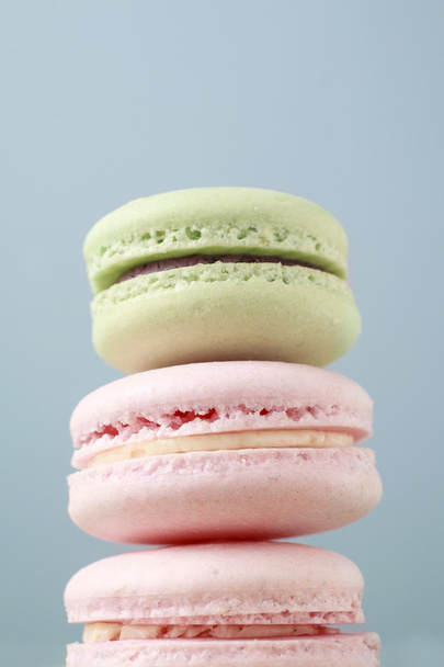 Stack of french macaroons - Foto, imagen
