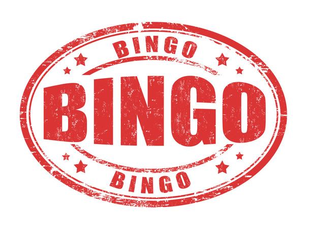 Bingo teken of stempel - Vector, afbeelding