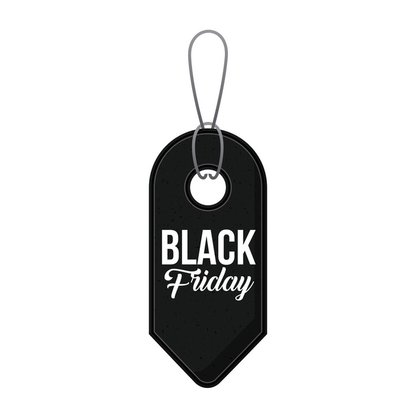 Izolované visící značkou černý pátek designu - Vektor, obrázek
