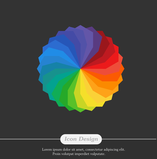 Rainbow Color Palette Vector - Vector, Image