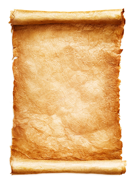 antieke papier scroll - Foto, afbeelding