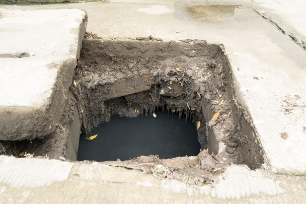 Working for drain cleaning - Photo, Image