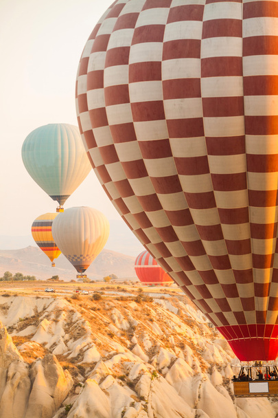 luchtballonnen in Cappadocia - Foto, afbeelding