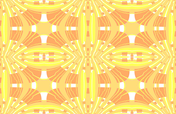 Ellipses sem costura ornamentos branco amarelo laranja
 - Foto, Imagem
