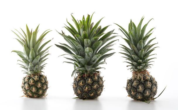 fresh pineapple on white background - Fotografie, Obrázek