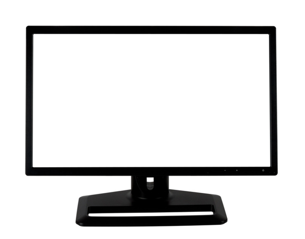 zwarte computer LCD-monitor - Foto, afbeelding