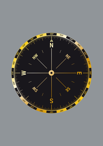 Kompas - Wektor, obraz