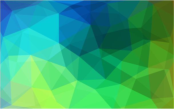 Світло-блакитний, зелений багатокутний візерунок дизайну, який складається з трійки
 - Вектор, зображення