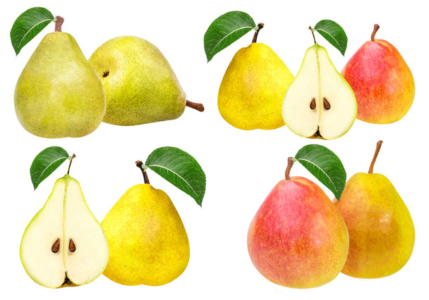 pears isolated on white  - Photo, Image