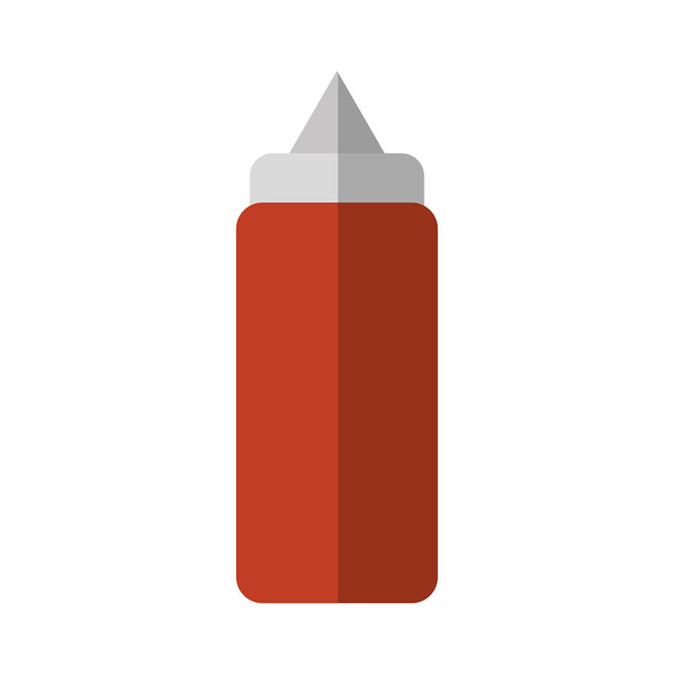 botella de salsa icono de comida rápida
 - Vector, imagen