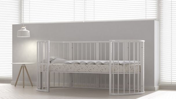 Baby crib, kids bedroom - Photo, Image