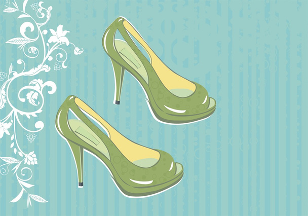 Fashion shoes - Vector, Image