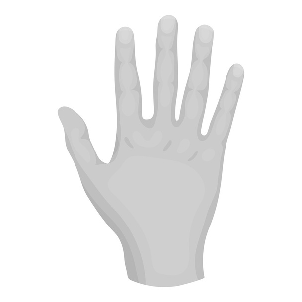Haut cinq icône dans un style monochrome isolé sur fond blanc. gestes de la main symbole illustration vectorielle de stock
. - Vecteur, image