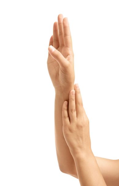 Ženské ruce, izolované na bílém - Fotografie, Obrázek
