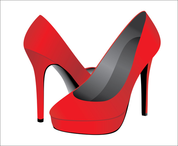 Woman shoes - Vector, Image