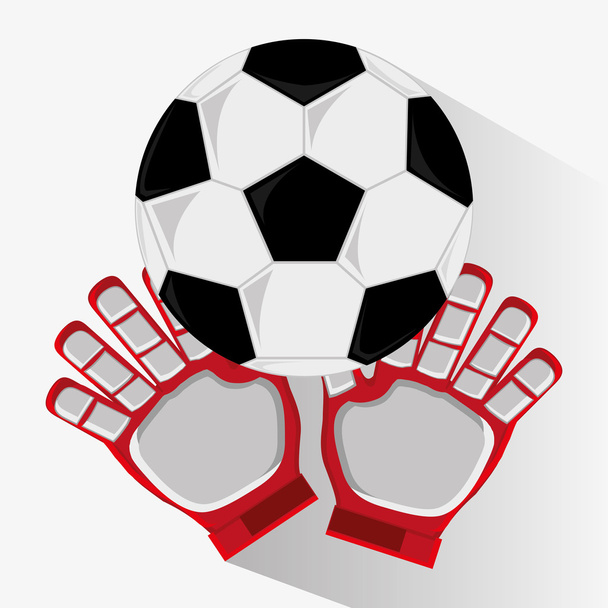 Labda, foci sport design - Vektor, kép