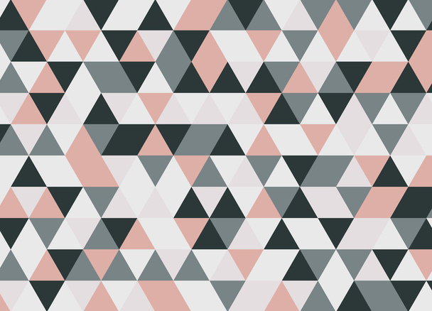 Colorful geometric triangle pattern. Abstract vector background. - Вектор,изображение