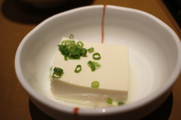 hiyayakko το πιάτο Ιαπωνικά υγιή tofu που είναι καλό για τη διατροφή - Φωτογραφία, εικόνα