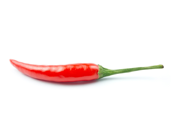Red hot chilli nad bílým pozadím - Fotografie, Obrázek