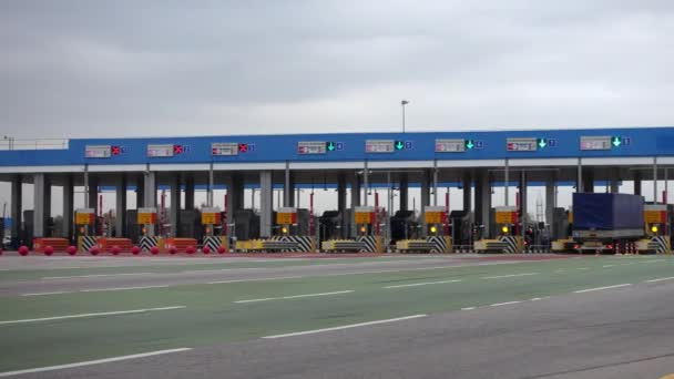 Toll road station time lapse - Footage, Video