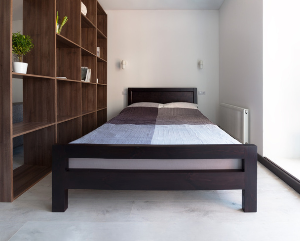 Bed in apartment - Foto, imagen