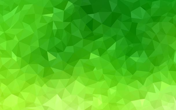Patrón de diseño poligonal verde claro, que consiste en triángulos y gradiente en estilo origami
 - Vector, Imagen