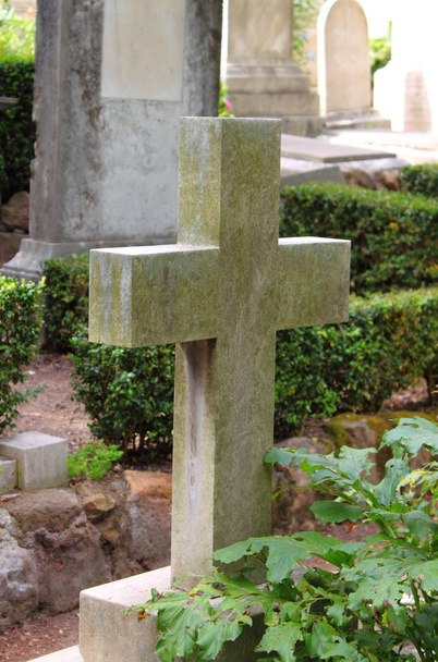 Velha cruz gravestone
 - Foto, Imagem