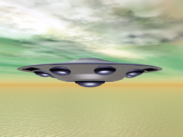 Alien-Raumschiff - Foto, Bild