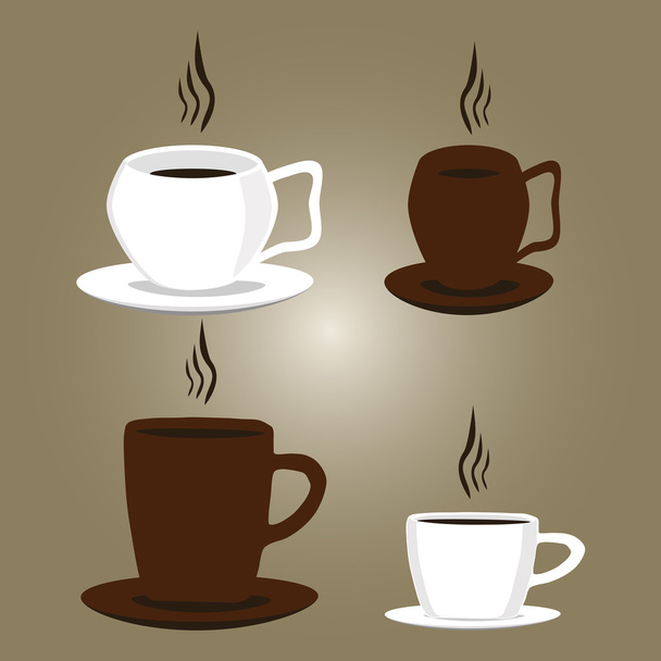 ilustración del logotipo de la taza
  - Vector, imagen
