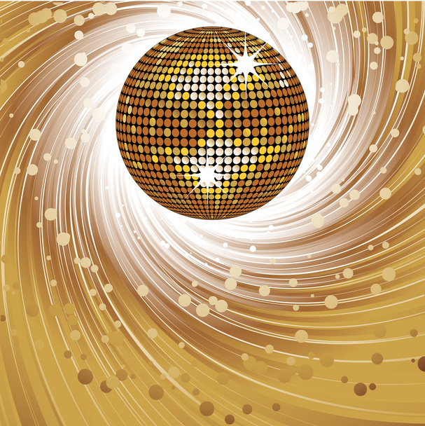 Vektori kuva abstrakti osapuoli Tausta hehkuva valot ja disco pallo
 - Vektori, kuva