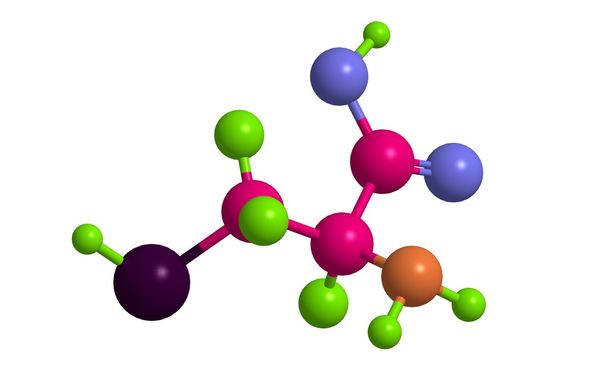 Μοριακή δομή της L-κυστεΐνη - Φωτογραφία, εικόνα