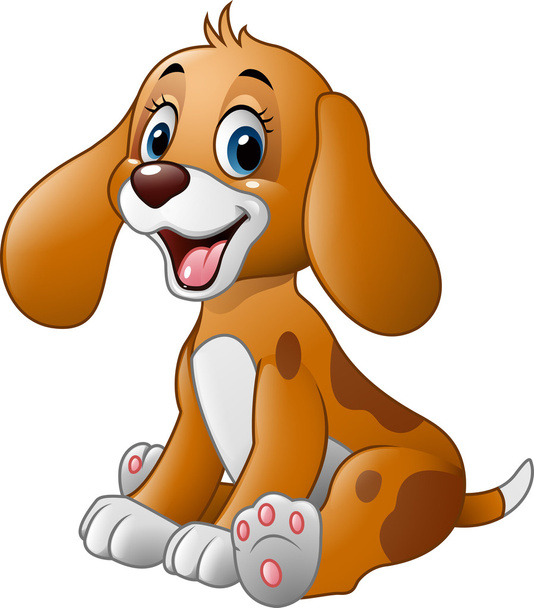 carino piccolo cane cartone animato
 - Vettoriali, immagini
