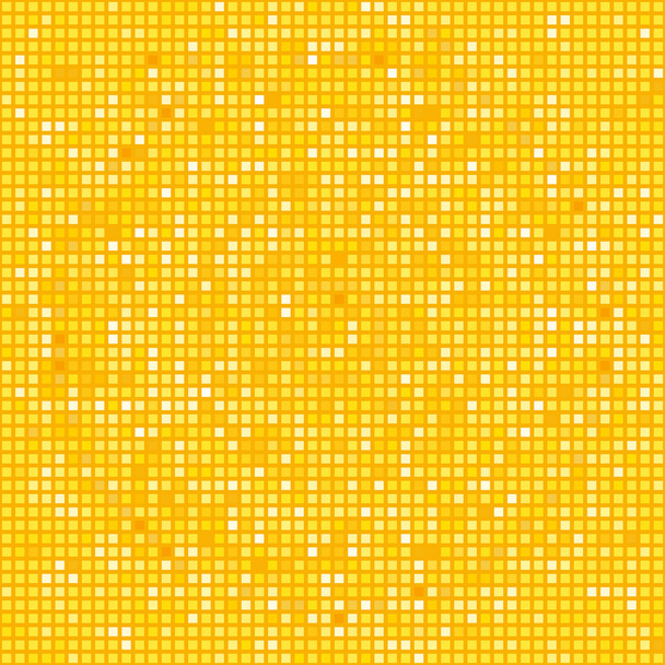 yellow mosaic background - Vector, Image