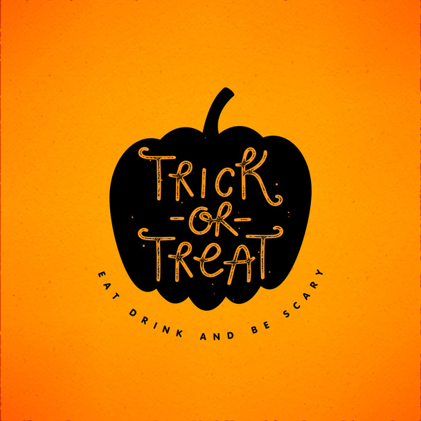 Trick or treat lettering - Vektor, obrázek