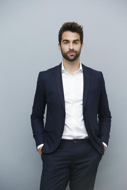 Handsome man in business suit - Foto, Imagem