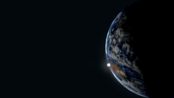 Lever de soleil de la Terre vu de l'espace
 - Séquence, vidéo